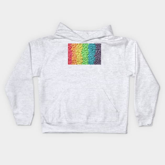 Breakfast Loops - Rainbow Kids Hoodie by BeastieToyz